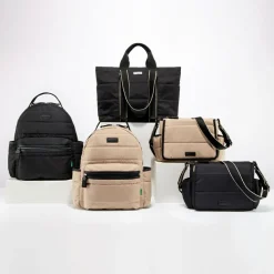 Sale Babymel Sac à poussette Eco quilt beige