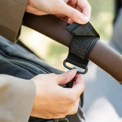 Sac à poussette matelassé Noir|Done by Deer Hot