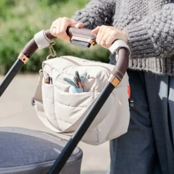 Sac à poussette matelassé Sable|Done by Deer