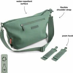 Online Done by Deer Sac à poussette Vert