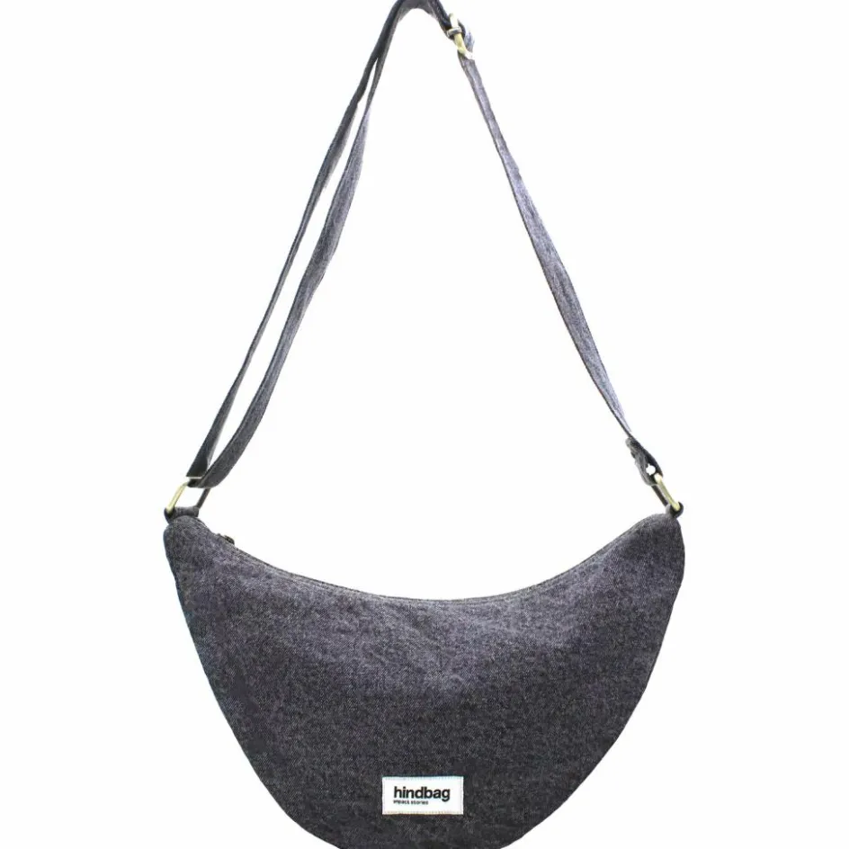 Sac banane Andrea Denim Gris|Hindbag Discount