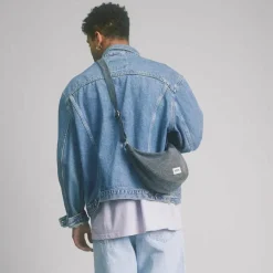 Sac banane Andrea Denim Gris|Hindbag Discount