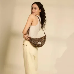 Sac banane Andrea Léopard Cannelle|Hindbag Sale