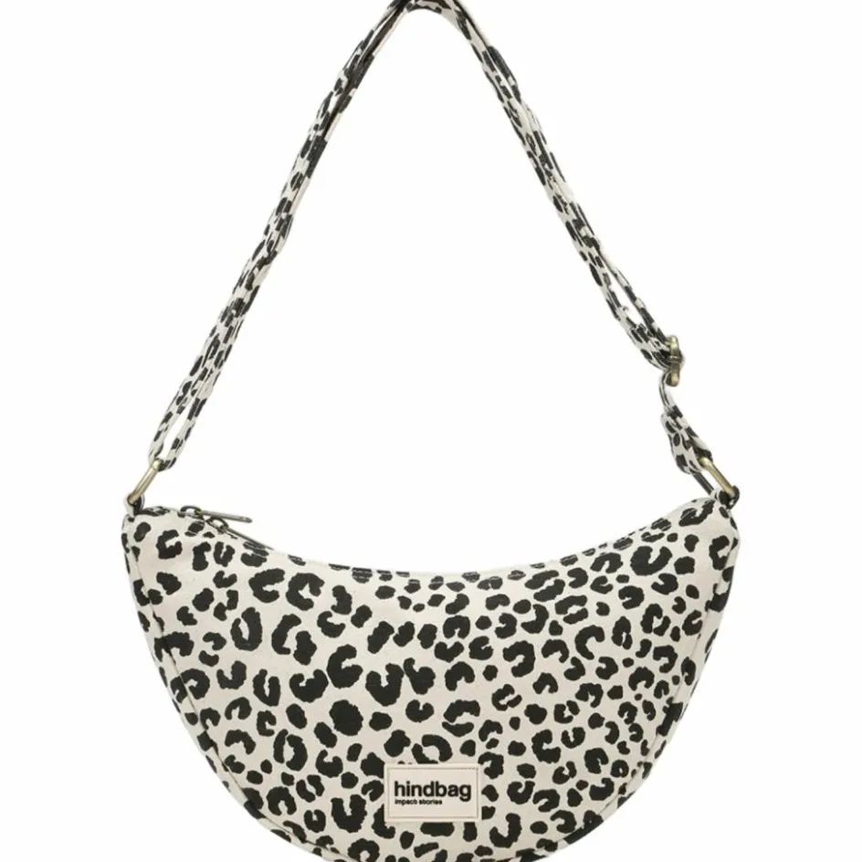Sac banane Andrea Léopard Ecru|Hindbag