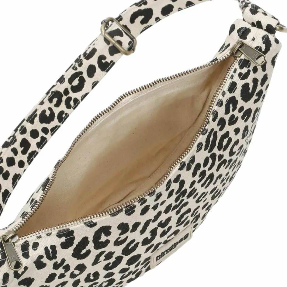 Sac banane Andrea Léopard Ecru|Hindbag