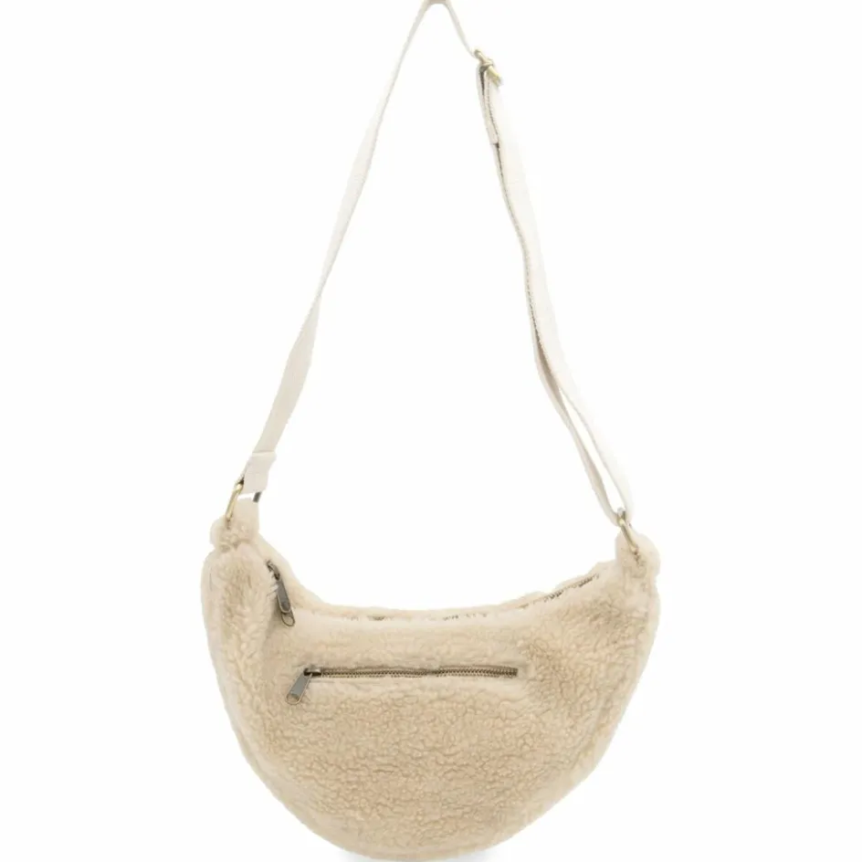 Clearance Hindbag Sac banane Andrea Teddy Beige