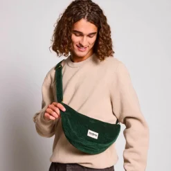 Discount Hindbag Sac banane Andrea Velours Sapin