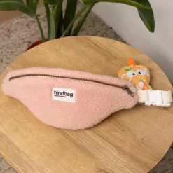 Sac banane enfant Augustin Teddy Rose poudrée|Hindbag Outlet