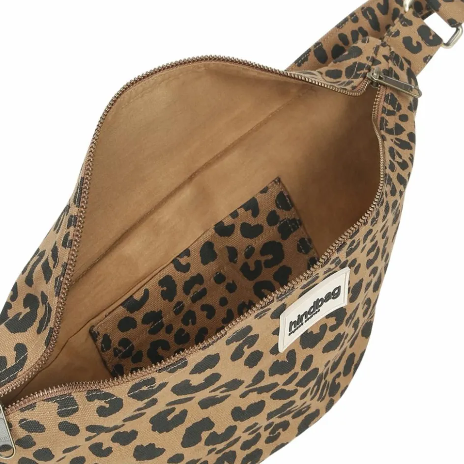 Sac banane L Sasha Léopard Cannelle|Hindbag Sale