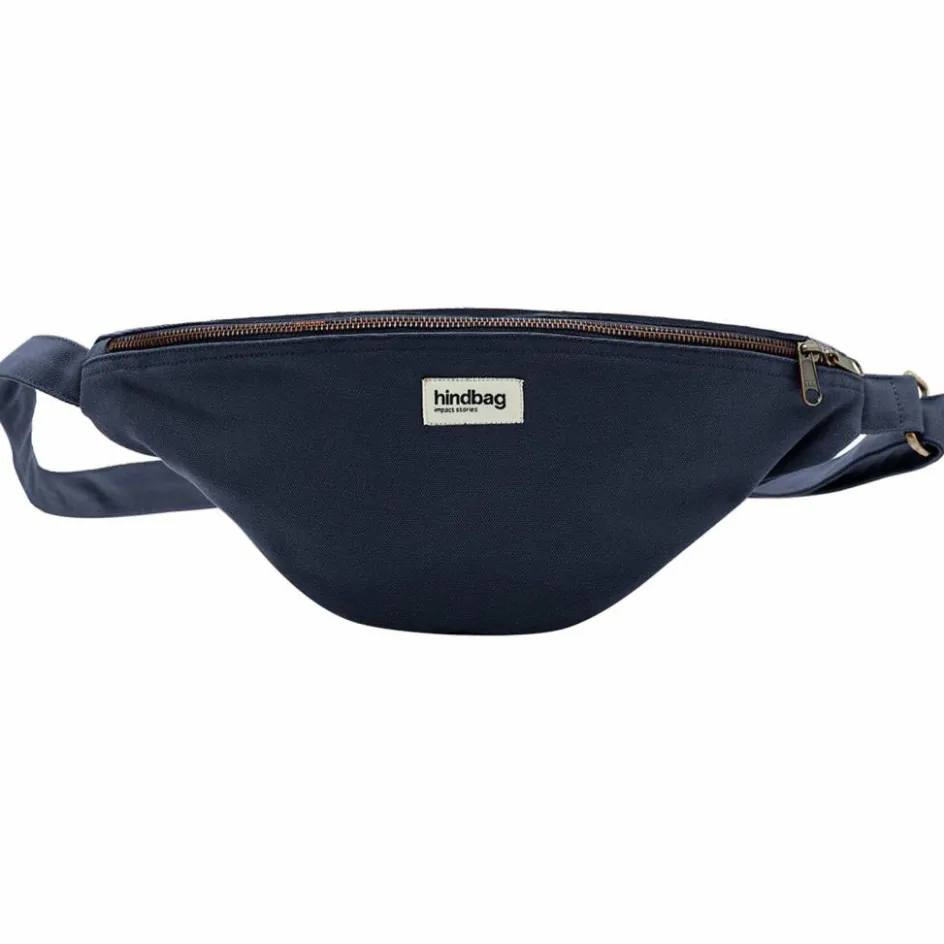 New Hindbag Sac banane L Sasha Navy Blue