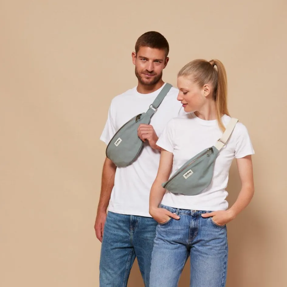 Sac banane L Sasha Sauge|Hindbag Best