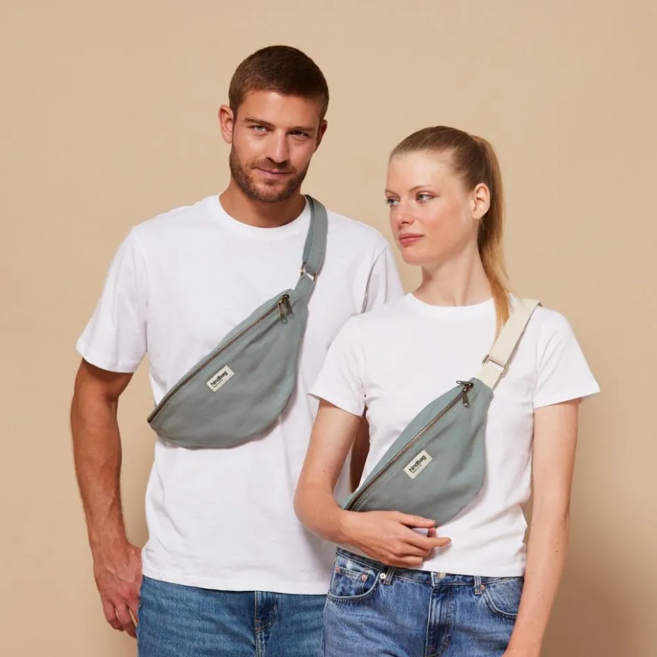 Sac banane L Sasha Sauge|Hindbag Best