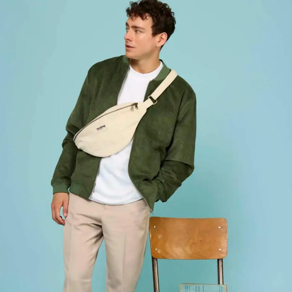 Clearance Hindbag Sac banane L Sasha Velours