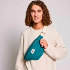 Hot Hindbag Sac banane Olivia Bleu Paon