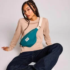 Hot Hindbag Sac banane Olivia Bleu Paon