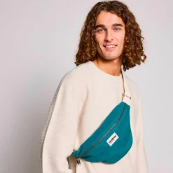 Hot Hindbag Sac banane Olivia Bleu Paon