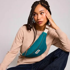 Hot Hindbag Sac banane Olivia Bleu Paon