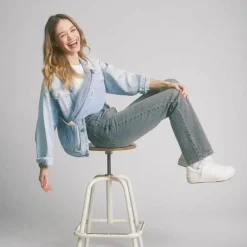 Sac banane Olivia Denim Bleu|Hindbag Outlet