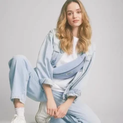 Sac banane Olivia Denim Bleu|Hindbag Outlet