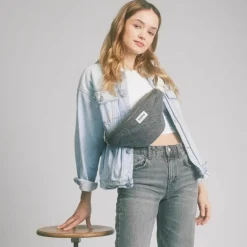 Discount Hindbag Sac banane Olivia Denim Gris