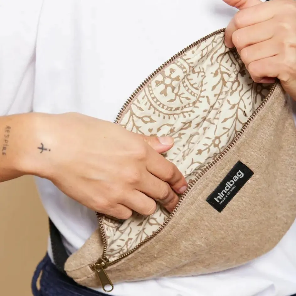 Sac banane Olivia Laine Beige|Hindbag