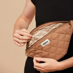 Sac banane Olivia matelassé Cannelle|Hindbag New