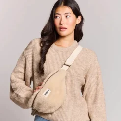 Outlet Hindbag Sac banane Olivia Teddy Beige