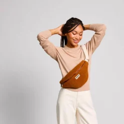 Discount Hindbag Sac banane Olivia Teddy Brun