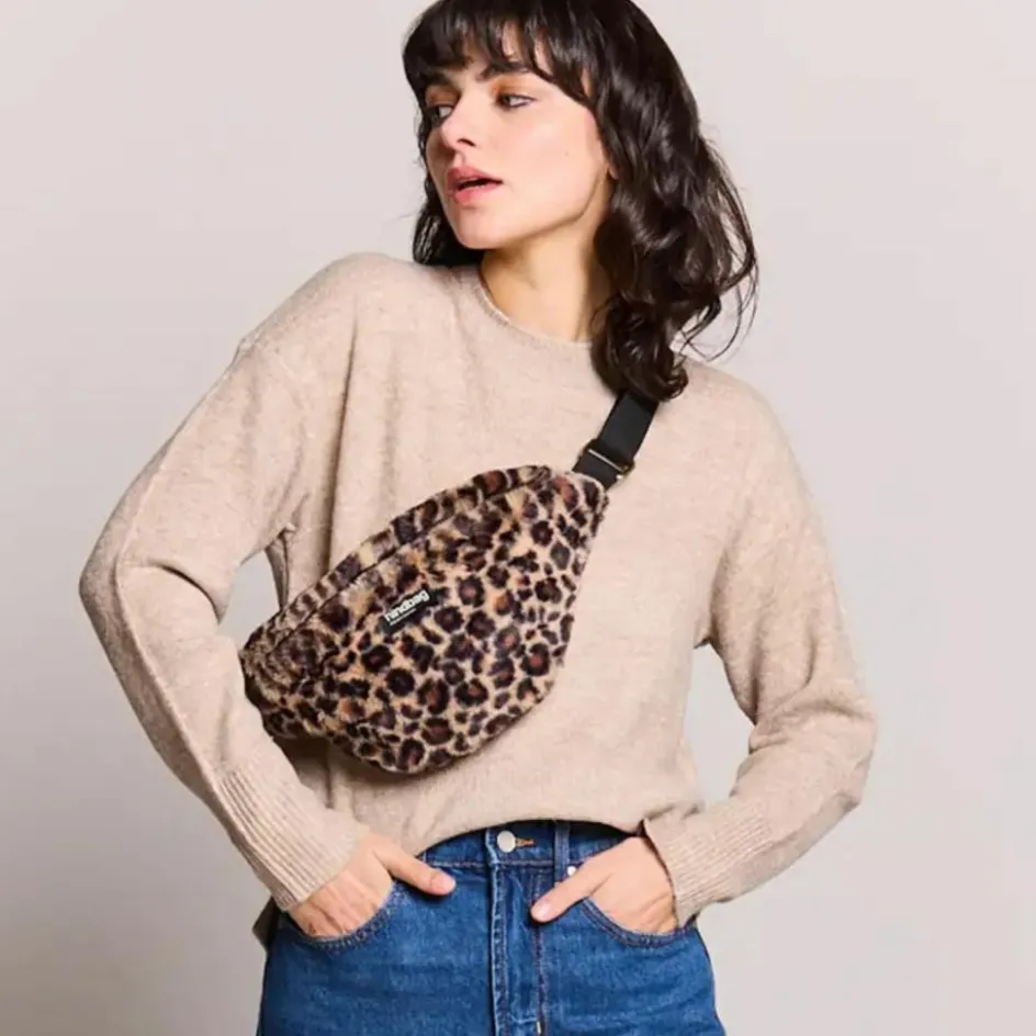 Sac banane Olivia Teddy Léopard|Hindbag Outlet