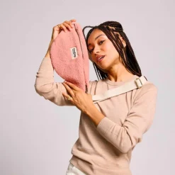 New Hindbag Sac banane Olivia Teddy Rose poudrée