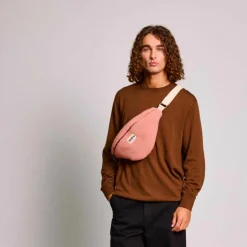 New Hindbag Sac banane Olivia Teddy Rose poudrée