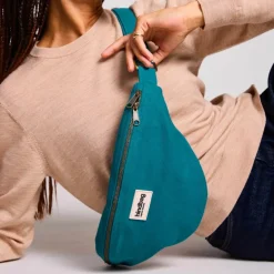 Hot Hindbag Sac banane Sasha L Bleu Paon