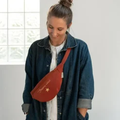 Sac banane terracotta (personnalisable)|Les Griottes Sale