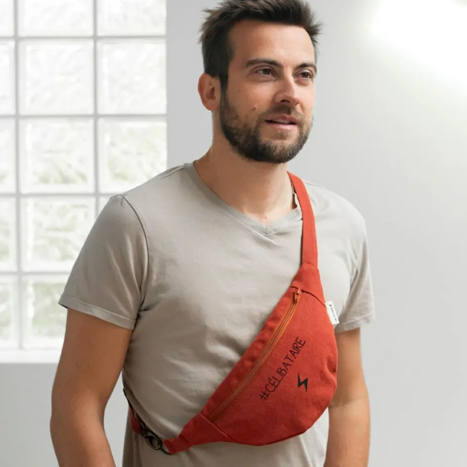 Sac banane terracotta (personnalisable)|Les Griottes Sale