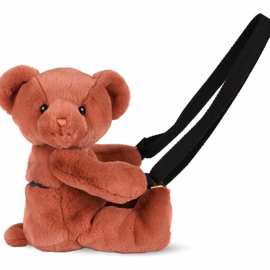 Sac bandoulière Doudou Ours terracotta (30 cm)|Doudou et Compagnie Best