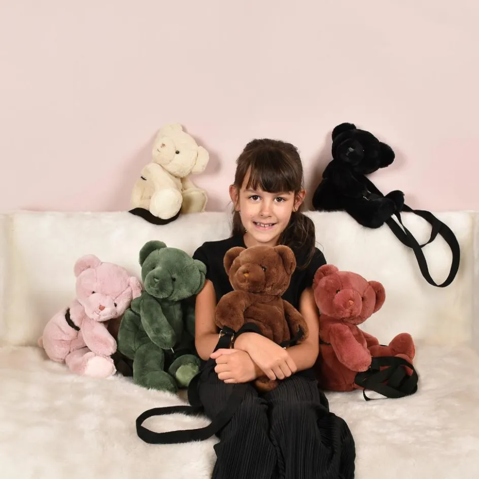 Sac bandoulière Doudou Ours terracotta (30 cm)|Doudou et Compagnie Best