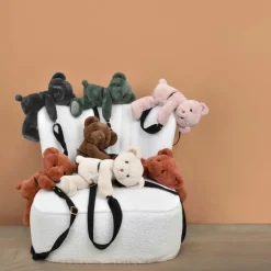Sac bandoulière Doudou Ours terracotta (30 cm)|Doudou et Compagnie Best