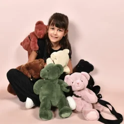 Sac bandoulière Doudou Ours ivoire (30 cm)|Doudou et Compagnie Discount