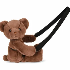 Outlet Doudou et Compagnie Sac bandoulière Doudou Ours marron glacé (30 cm)
