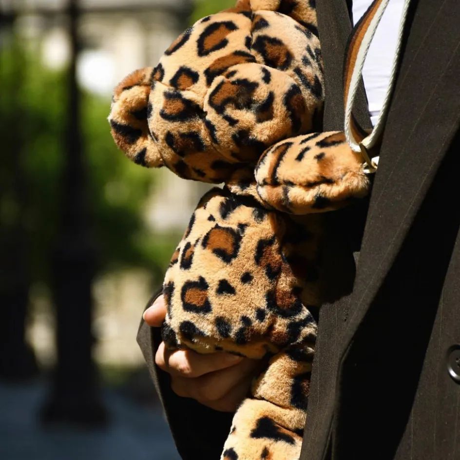 Sac bandoulière Ours léopard (30 cm)|Doudou et Compagnie