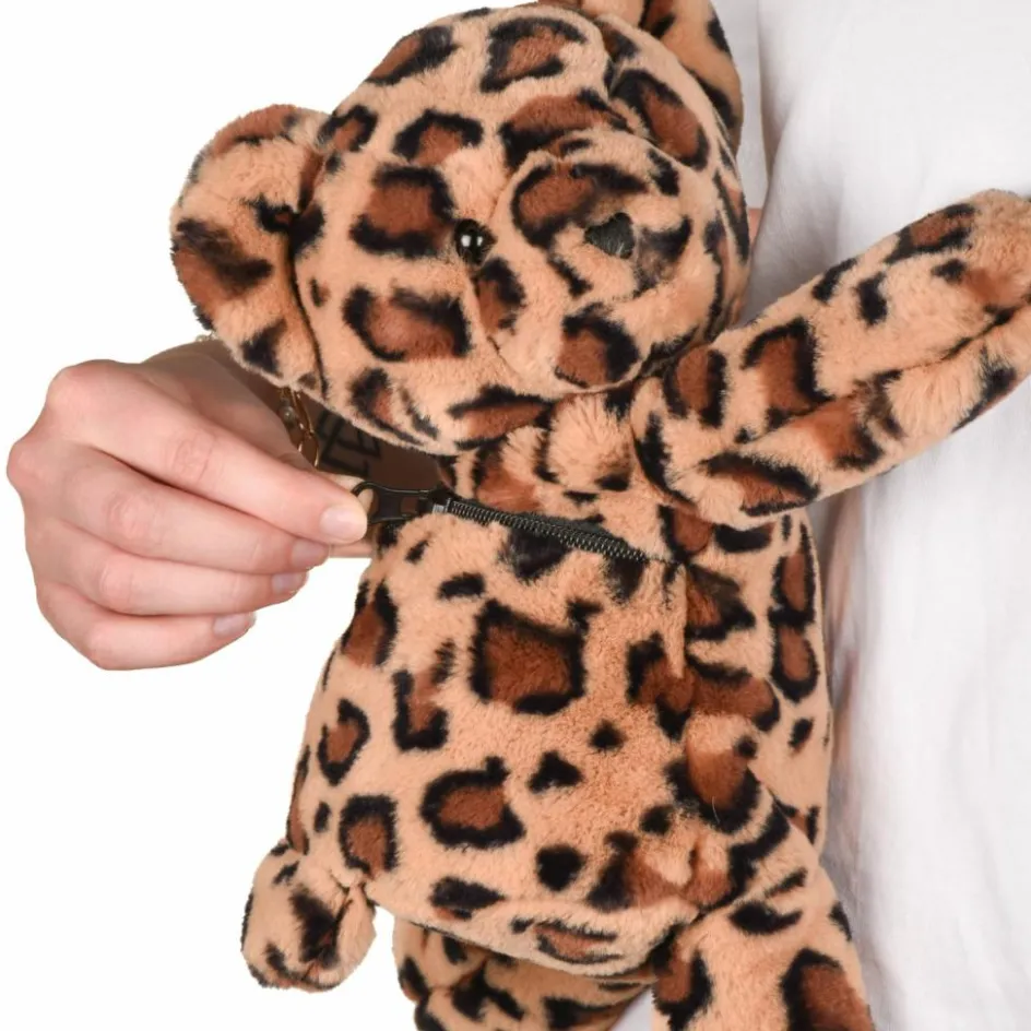 Sac bandoulière Ours léopard (30 cm)|Doudou et Compagnie