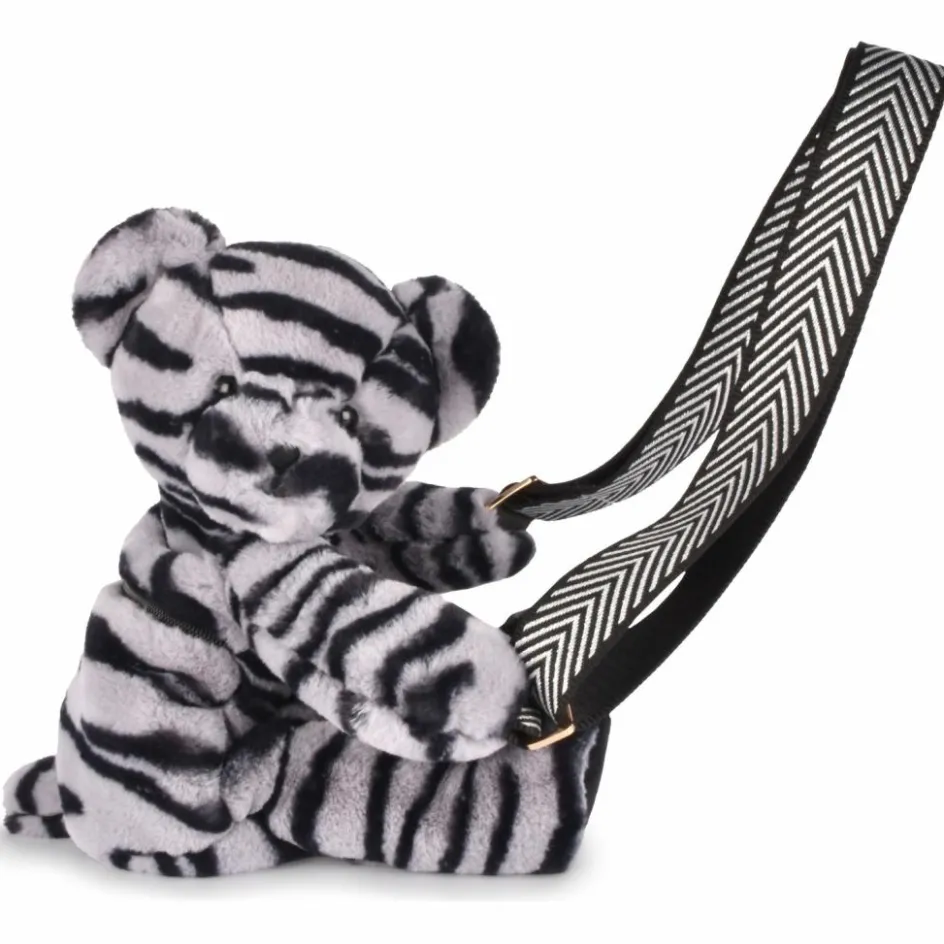 Online Doudou et Compagnie Sac bandoulière Ours zébré (30 cm)