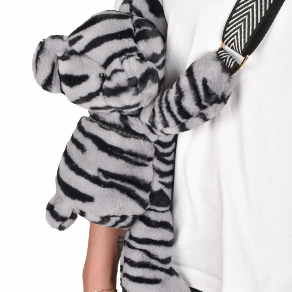 Online Doudou et Compagnie Sac bandoulière Ours zébré (30 cm)