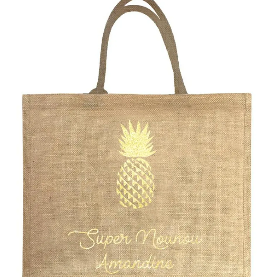 Sac cabas Nounou Ananas (personnalisable)|Les Griottes Online