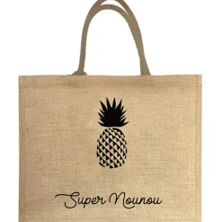 Sac cabas Nounou Ananas (personnalisable)|Les Griottes Online