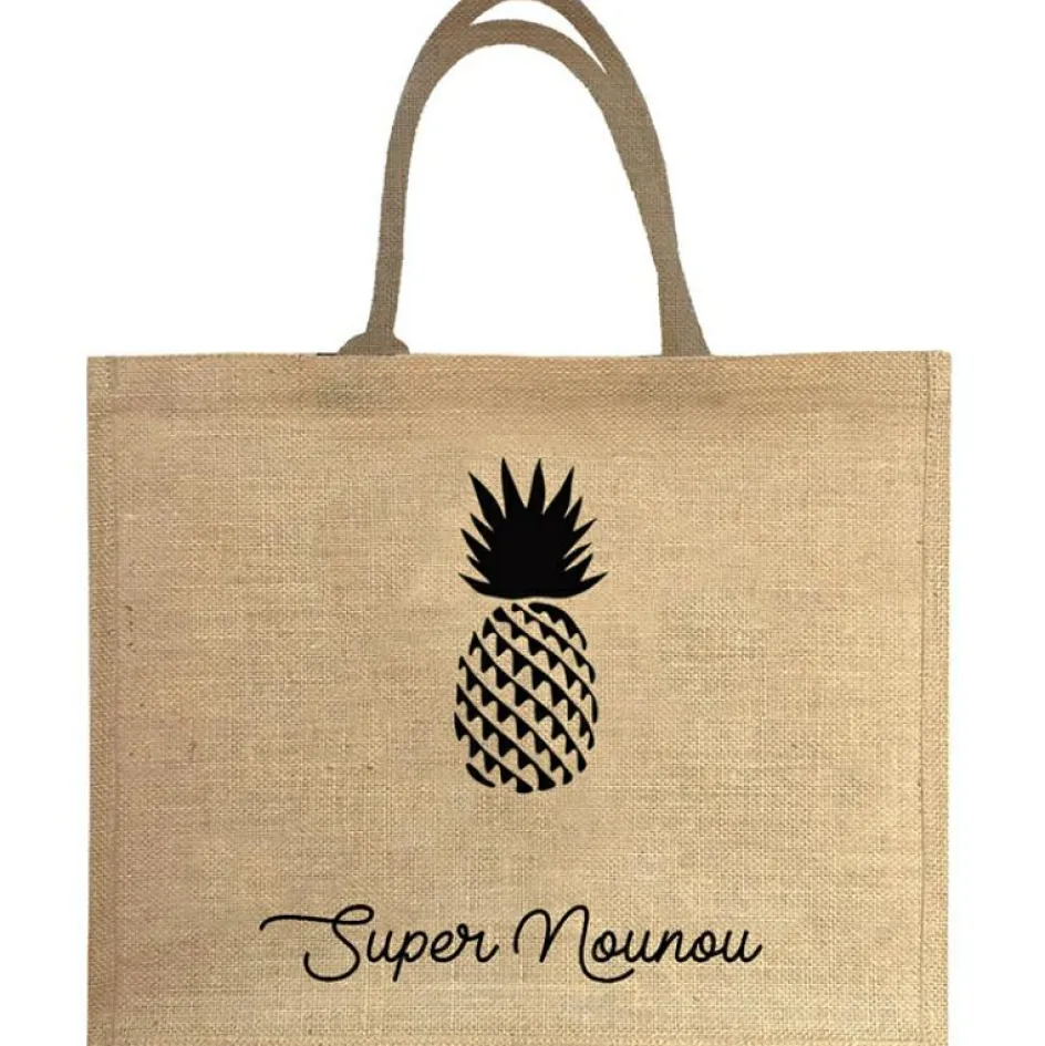 Sac cabas Nounou Ananas (personnalisable)|Les Griottes Online
