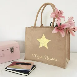 Sac cabas Nounou Etoile (personnalisable)|Les Griottes Discount
