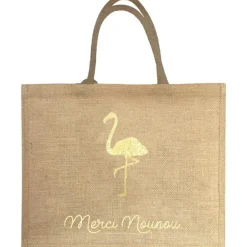 Sac cabas Nounou Flamant (personnalisable)|Les Griottes Discount