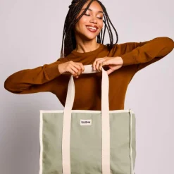 New Hindbag Sac cabas Oscar Vert Argile