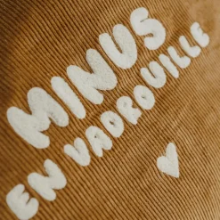 Sac cabas XL velours Minus en vadrouille|Zakuw New